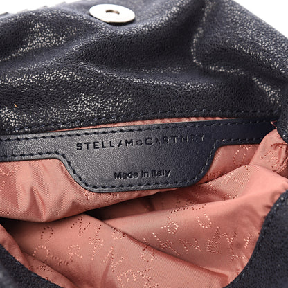 Stella McCartney Shaggy Deer Mini Falabella Fold Over Navy 6 of 10