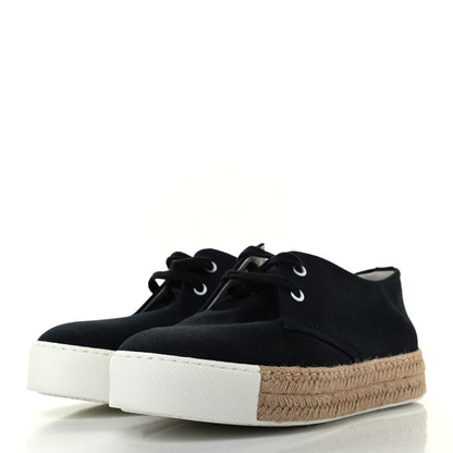 Hermes Cotton Canvas Rosa Sneakers 38 Black 3 of 8