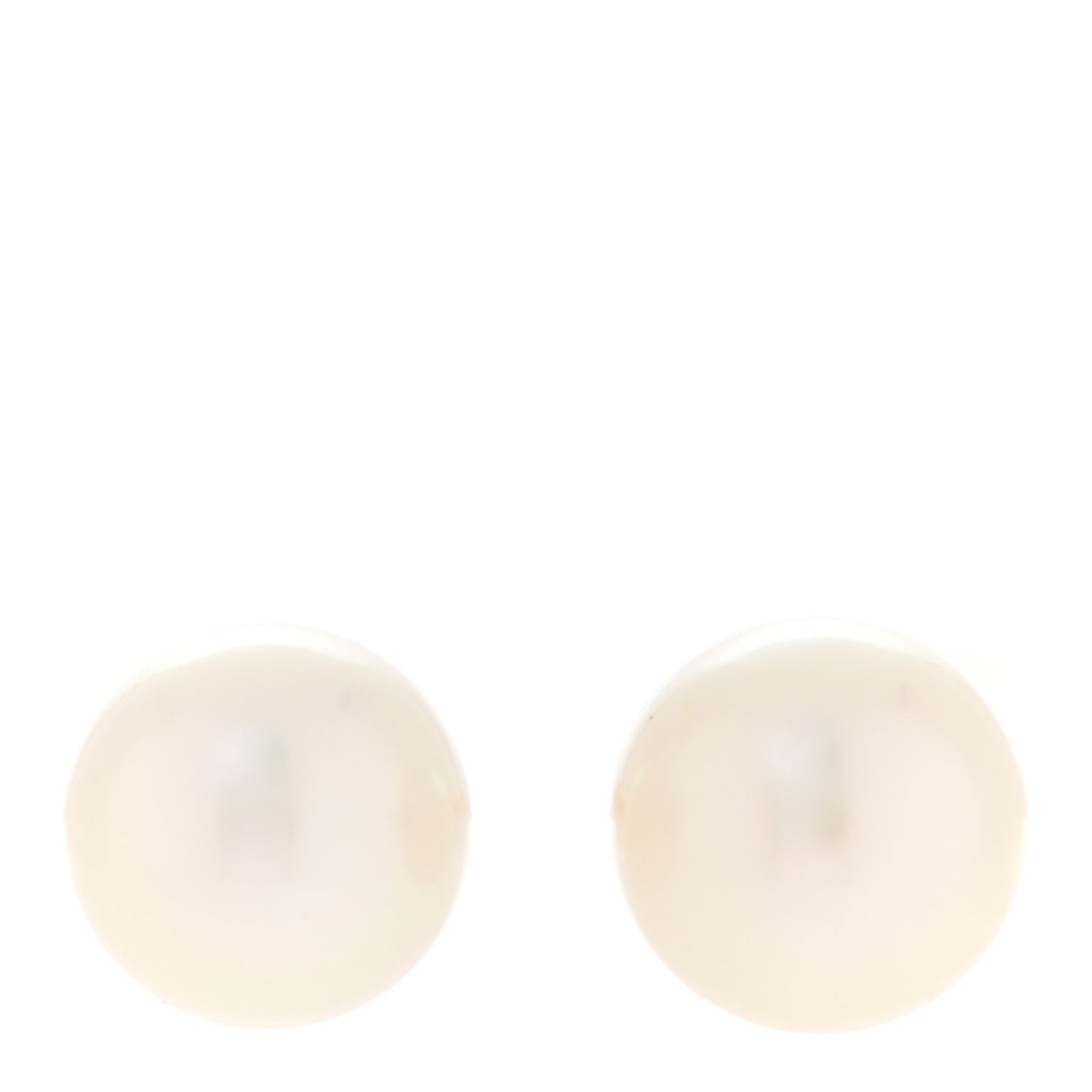 18K Yellow Gold 8mm Pearl Stud Earrings