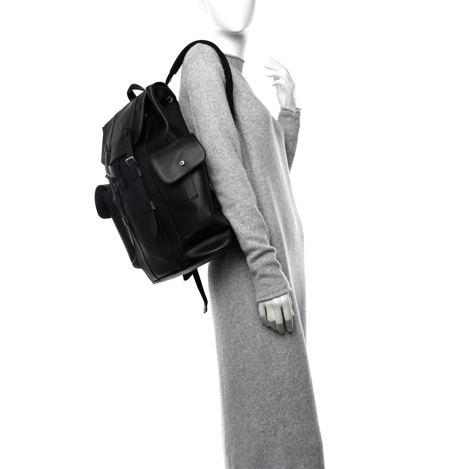 Louis Vuitton Epi Christopher Backpack PM Black 2 of 10
