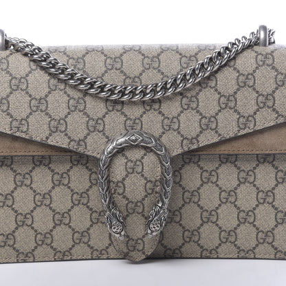 Gucci GG Supreme Monogram Small Dionysus Shoulder Bag Taupe 8 of 10