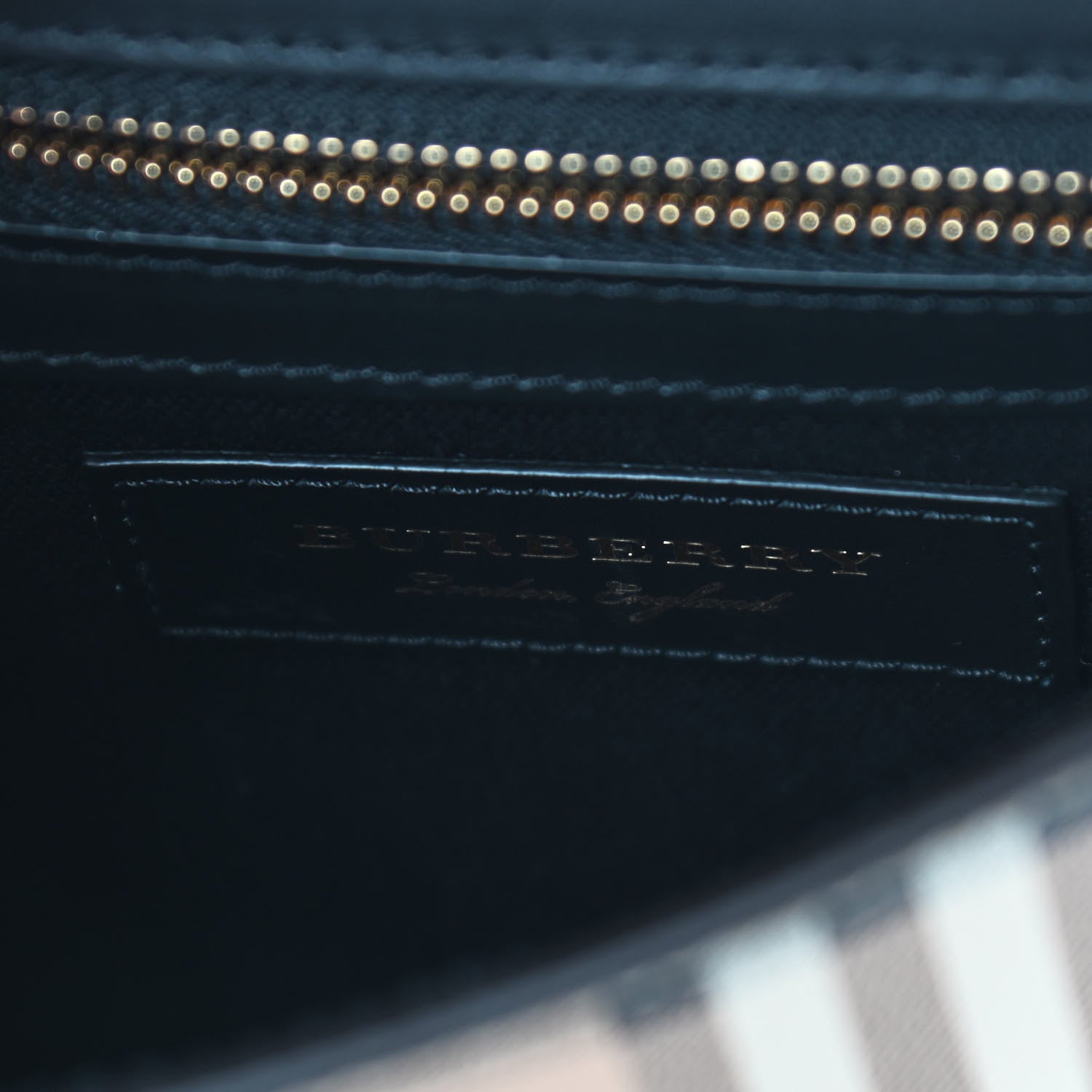 Burberry Derby Calfskin Haymarket Check Small Loxley Crossbody Bright Toffee Multicolor 8 of 9
