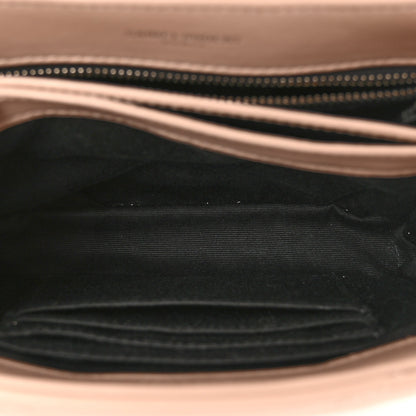 Saint Laurent Calfskin Y Quilted Monogram Toy Loulou Crossbody Bag Marble Pink 5 of 10