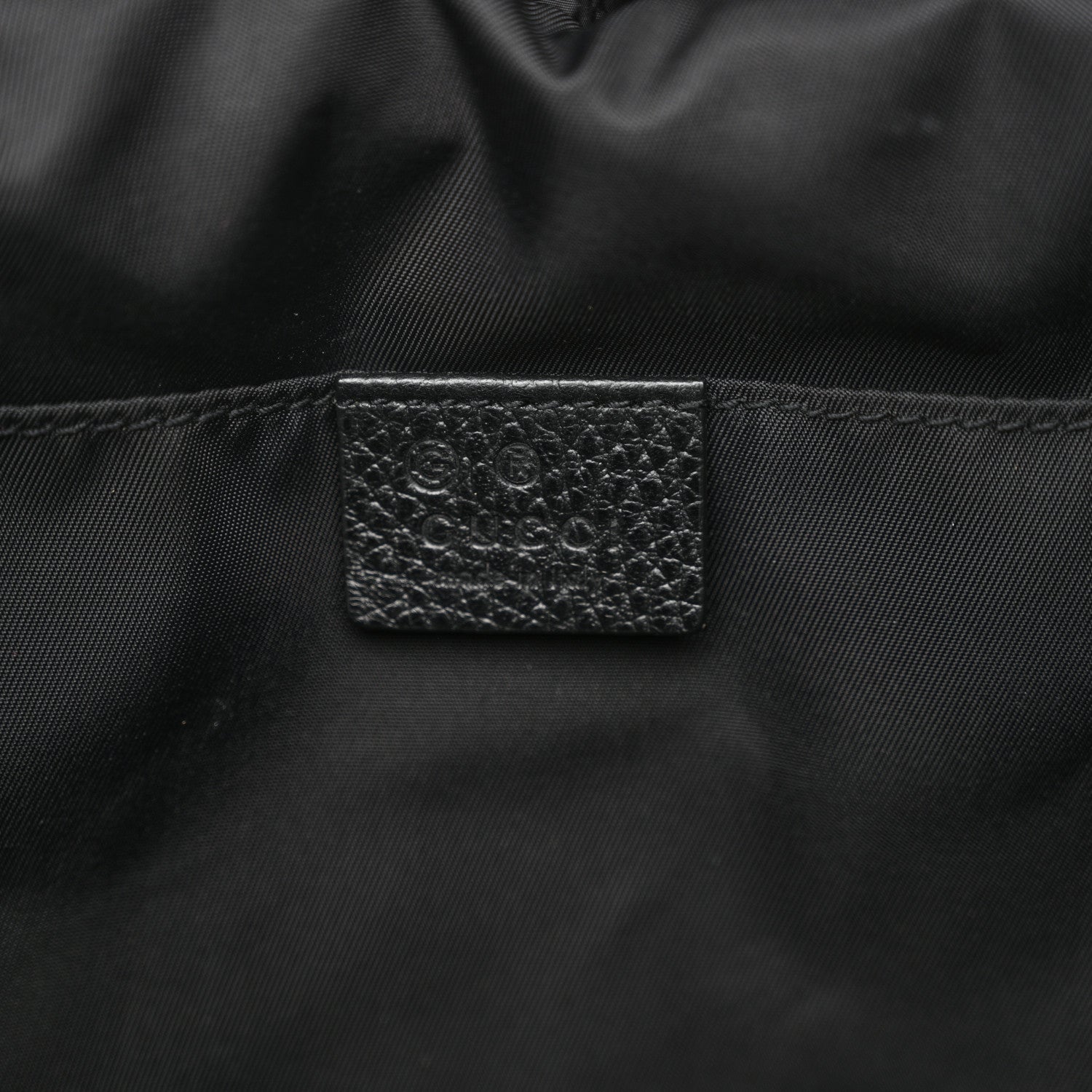 Gucci Nylon Monogram Medium Light Single Buckle Backpack Black 6 of 10