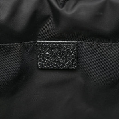 Gucci Nylon Monogram Medium Light Single Buckle Backpack Black 6 of 10