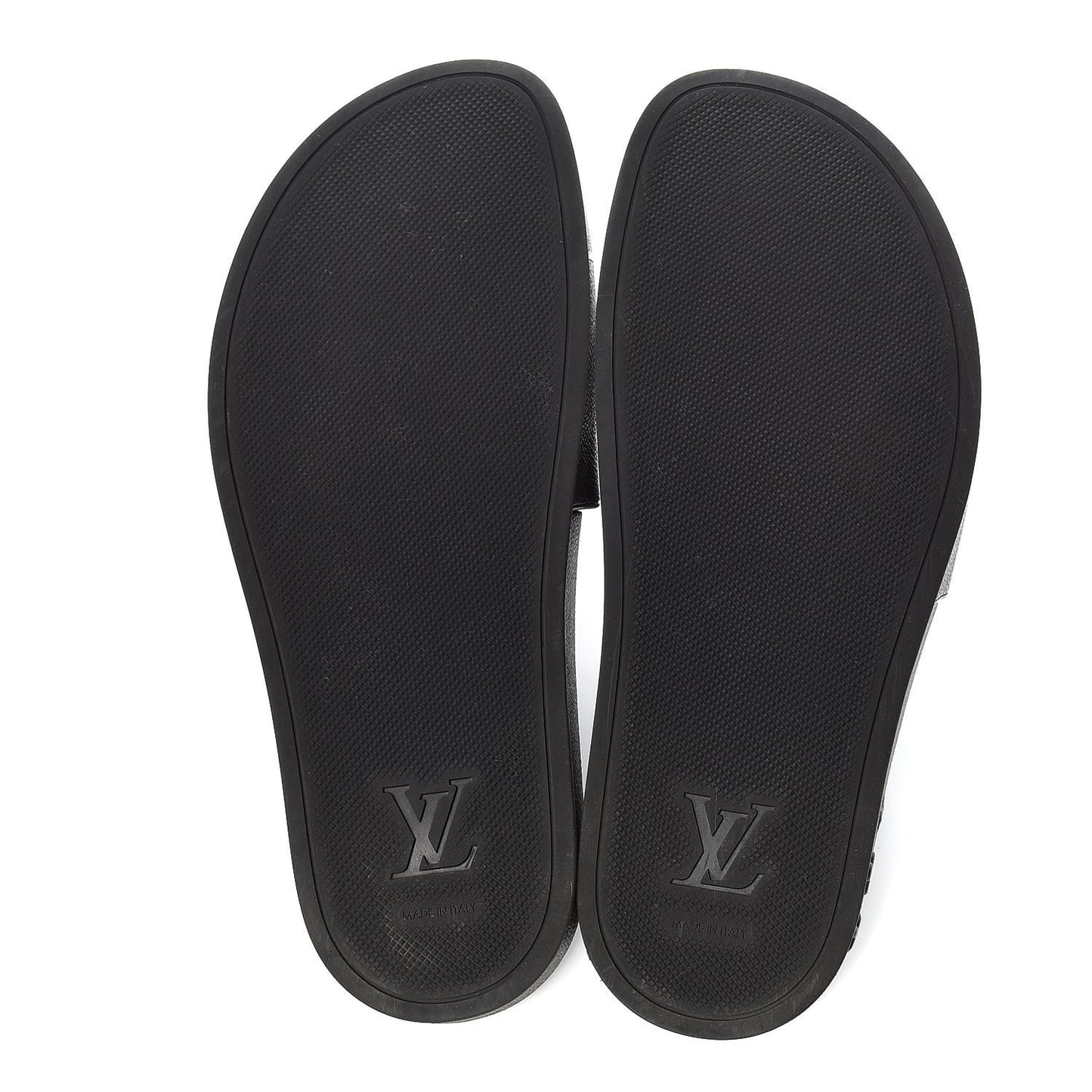 Rubber Monogram Mens Waterfront Mules 6 Macassar