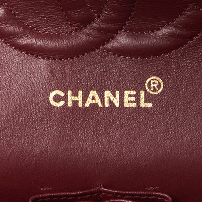 Chanel Lambskin Quilted Medium Double Flap Black 8 of 8