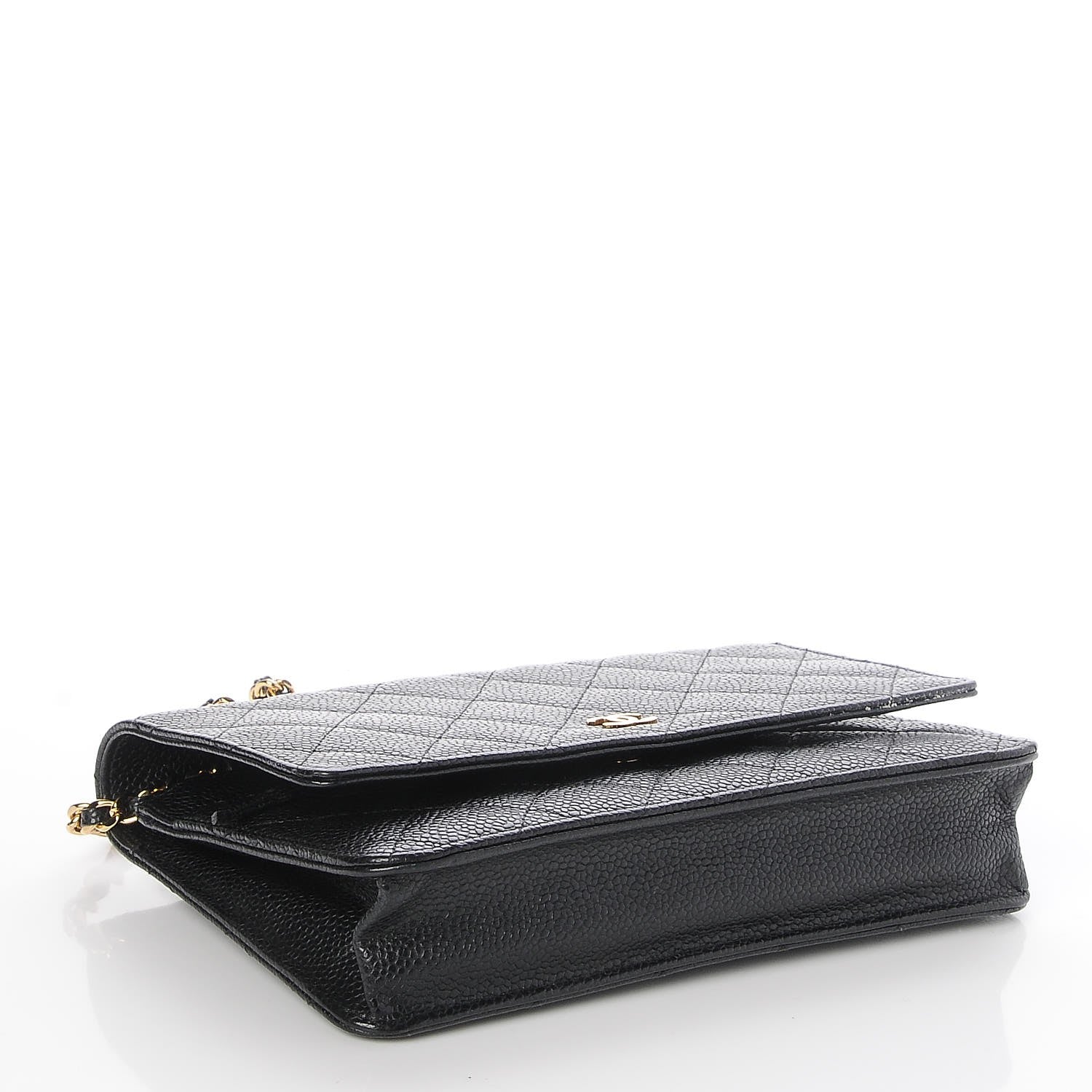 Chanel Caviar Quilted Wallet On Chain WOC Black 4 of 10