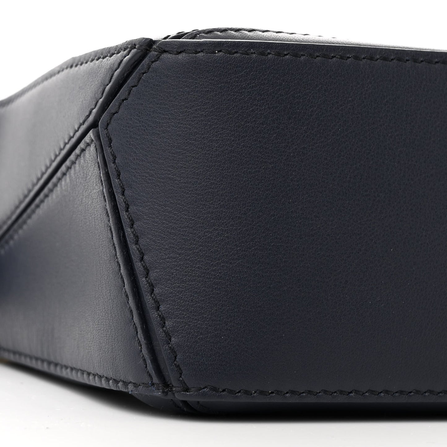 Calfskin New Year Mini Puzzle Bag Dark Ink
