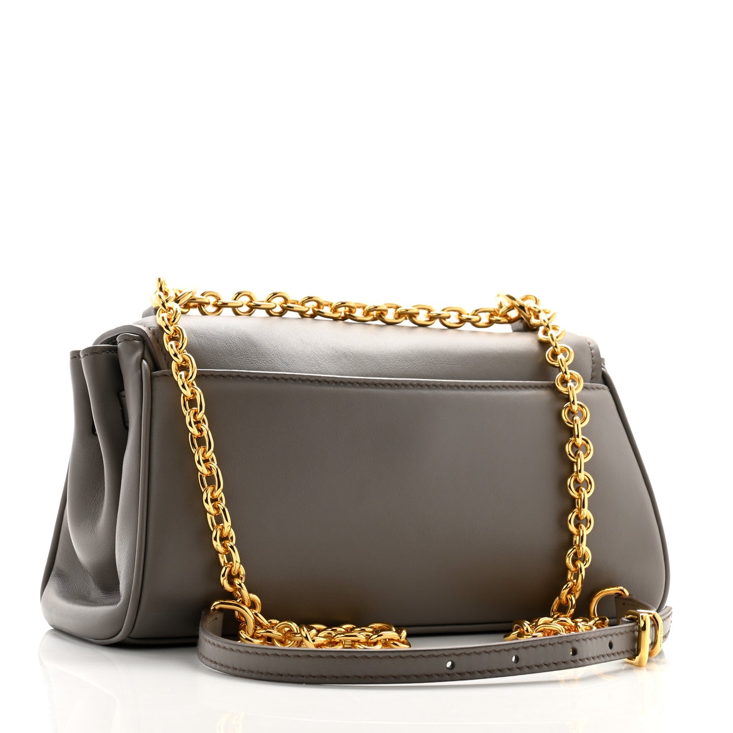 Fine Calf Shoulder Bag Argilla