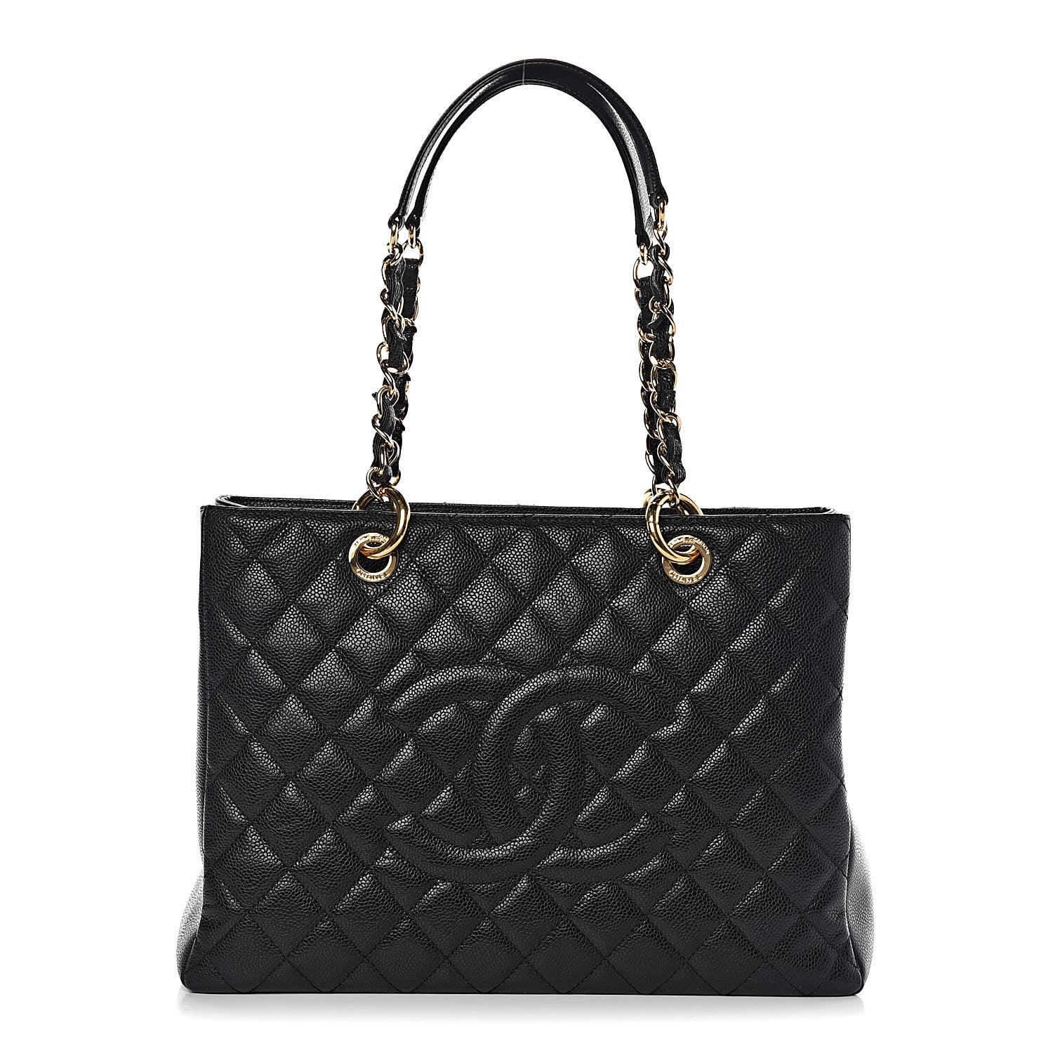 Chanel Caviar Quilted Grand Shopping Tote GST Black 1 of 11