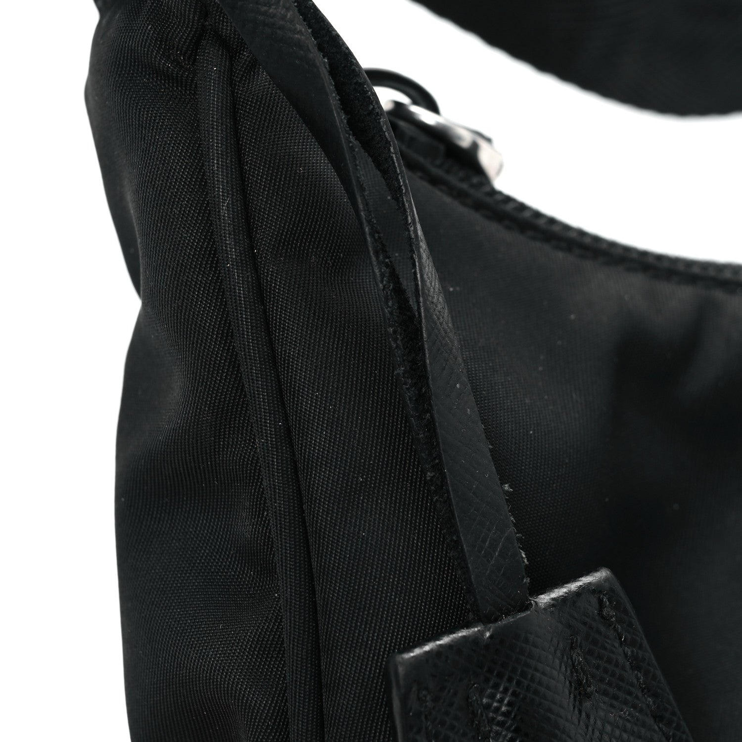 Prada Tessuto Nylon Mini Re-Edition 2000 Bag Black 13 of 16