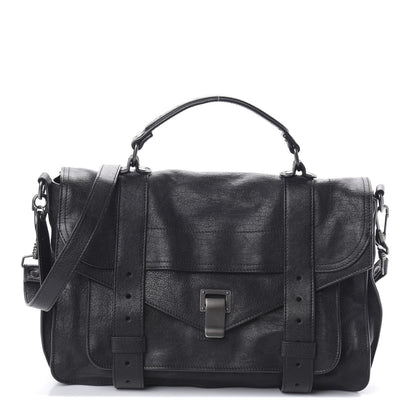 Proenza Schouler Lambskin Medium PS1 Satchel Black 1 of 9