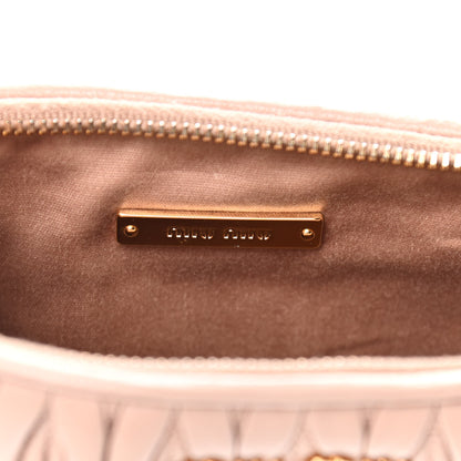 Miu Miu Nappa Matelasse Wristlet Cammeo 15 of 15