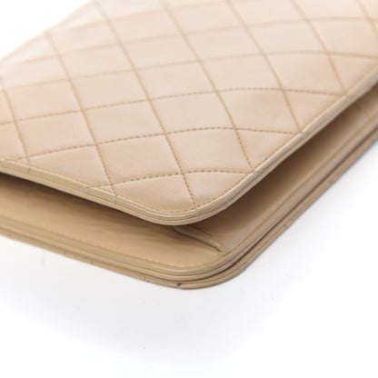 Chanel Lambskin Quilted Medium Single Flap Beige 12 of 15