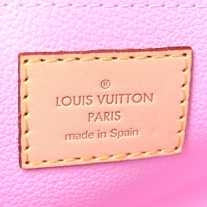 Louis Vuitton Monogram Multicolor Cosmetic Pouch White Litchi 6 of 8