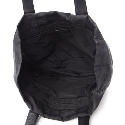 Chanel Nylon Large Travel Tote Black 5 of 11