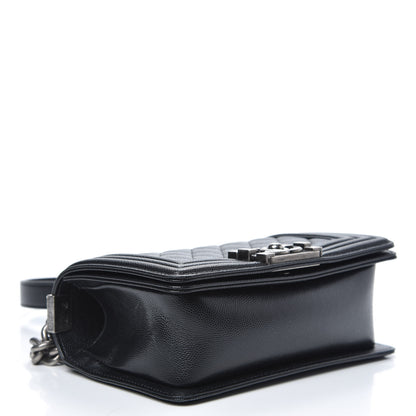 Chanel Caviar Quilted Small Boy Flap Black 4 of 11