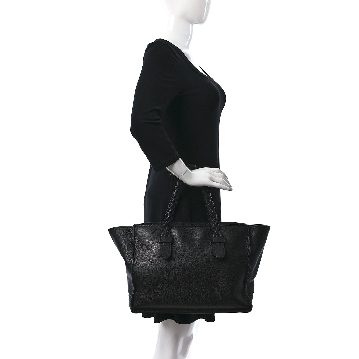 Grained Calfskin To Be Cool Tote Black