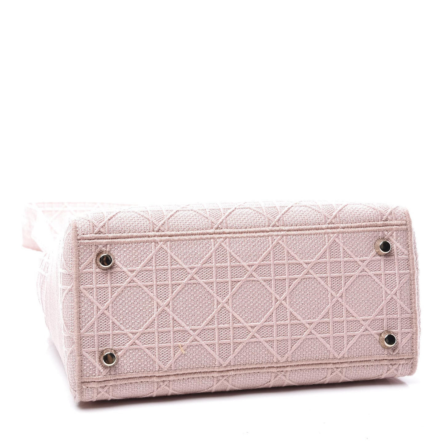 Canvas Embroidered Medium Lady D-Lite Bois De Rose
