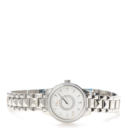 Christian Dior Stainless Steel Diamond Mother of Pearl 25mm Dior VIII Montaigne Quartz Watch 2 of 6