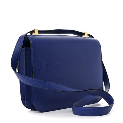 Hermes Epsom Constance 24 Bleu Electrique 3 of 12