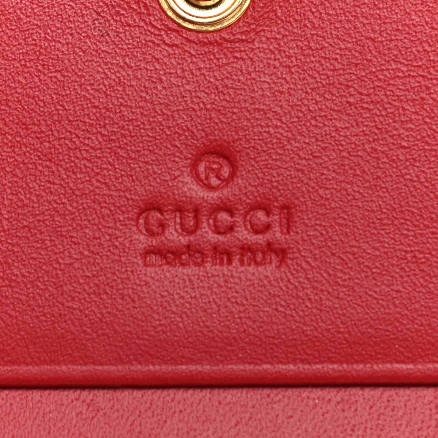 Gucci GG Supreme Monogram Bosco Patch Card Case Wallet Beige Malva Hibiscus Red 6 of 8