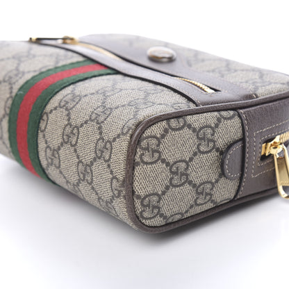 Gucci GG Supreme Monogram Web Small Ophidia Belt Bag 85 34 Dark Brown 8 of 11