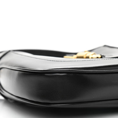Gucci Boarded Dyana Lux Calfskin Small Jackie 1961 Hobo Black 9 of 10