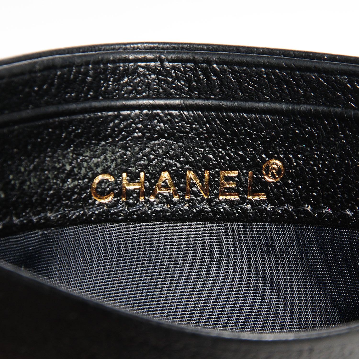 Chanel Chevre CC Card Holder Black 6 of 7