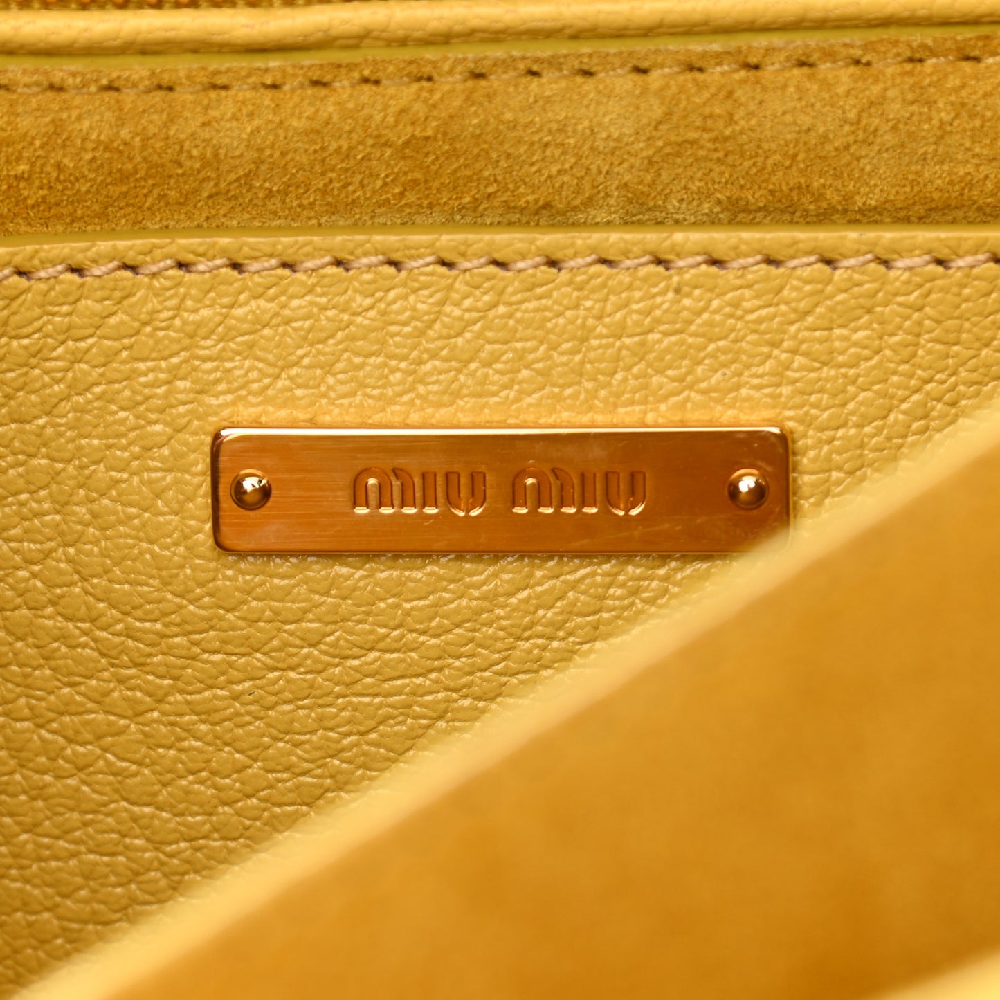 Goatskin Bandoliera Madras Bi-Color Shoulder Bag Yellow