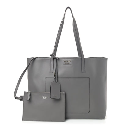 Prada City Calfskin Shopping Tote Marmo 1 of 4