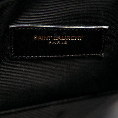 Saint Laurent Grained Calfskin Nano Sac De Jour Marine 7 of 7