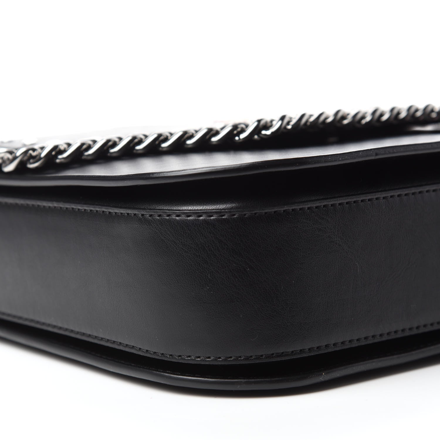 Stella McCartney Eco Alter Nappa Medium Falabella Box Bird Shoulder Bag Black 6 of 12