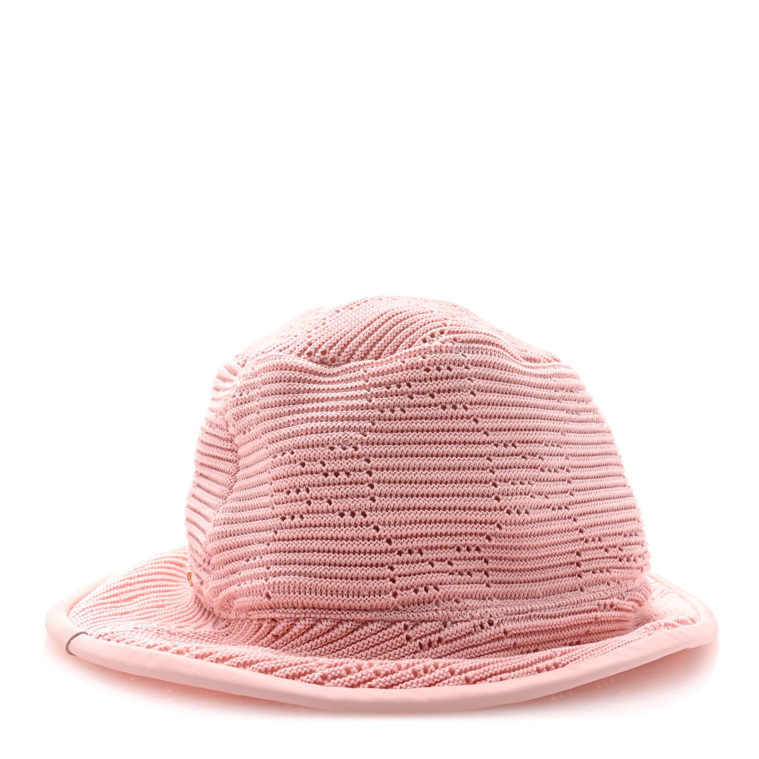 Gucci Cotton Crochet GG Monogram Bucket Hat M Pink 1 of 9