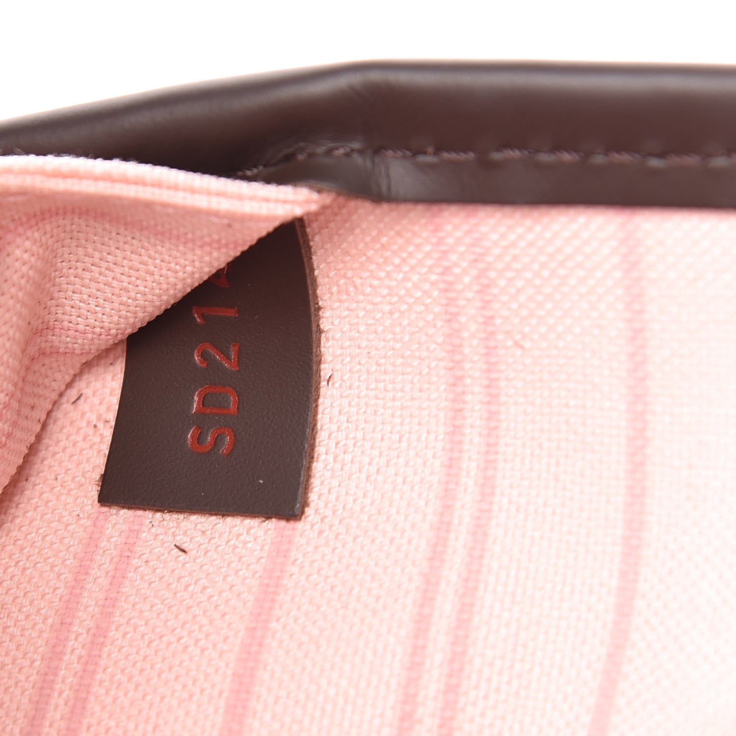 Louis Vuitton Damier Ebene Neo Neverfull MM Rose Ballerine 8 of 11