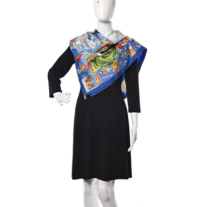 Hermes Silk Les Ameriques Scarf 90 2 of 10