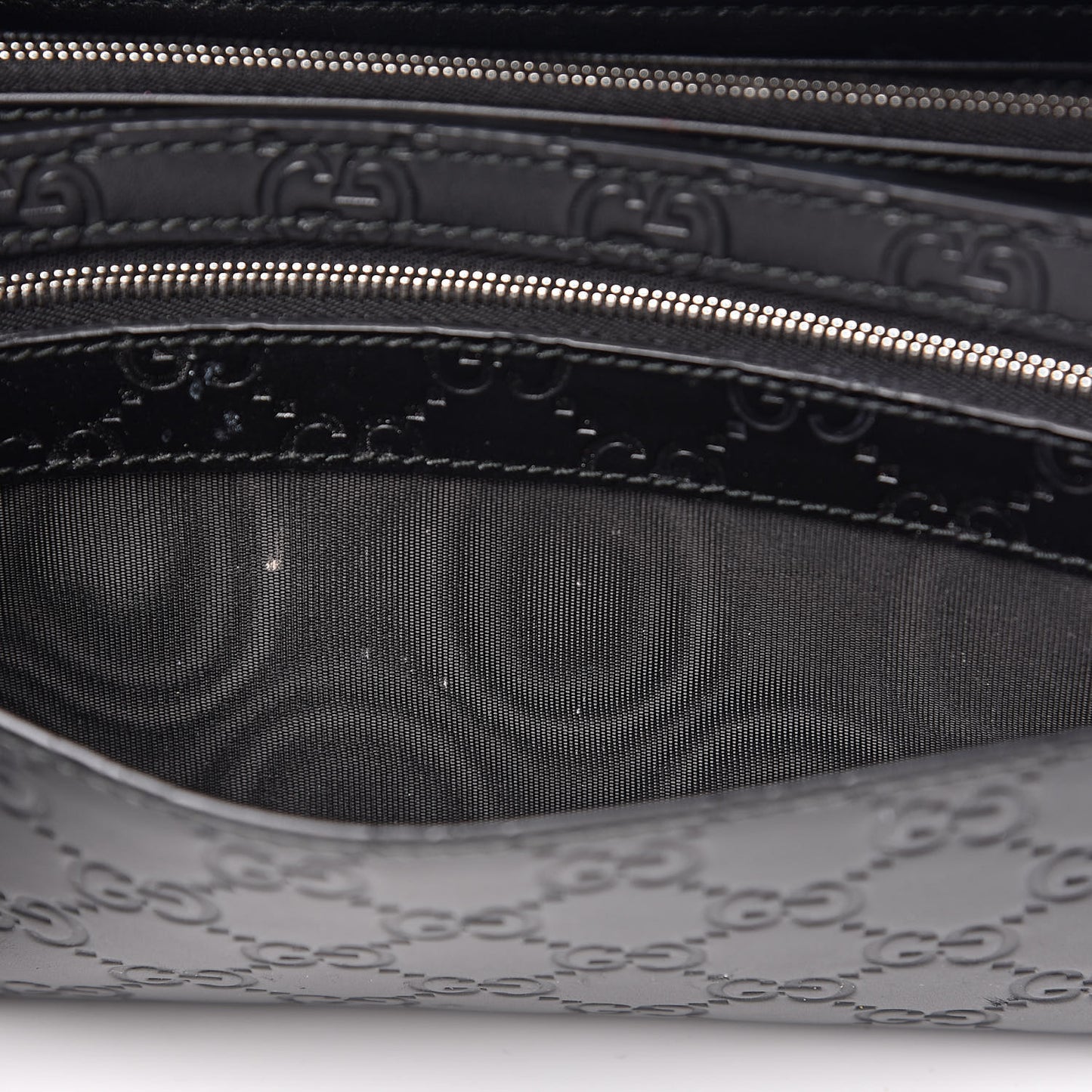 Guccissima Clutch Black