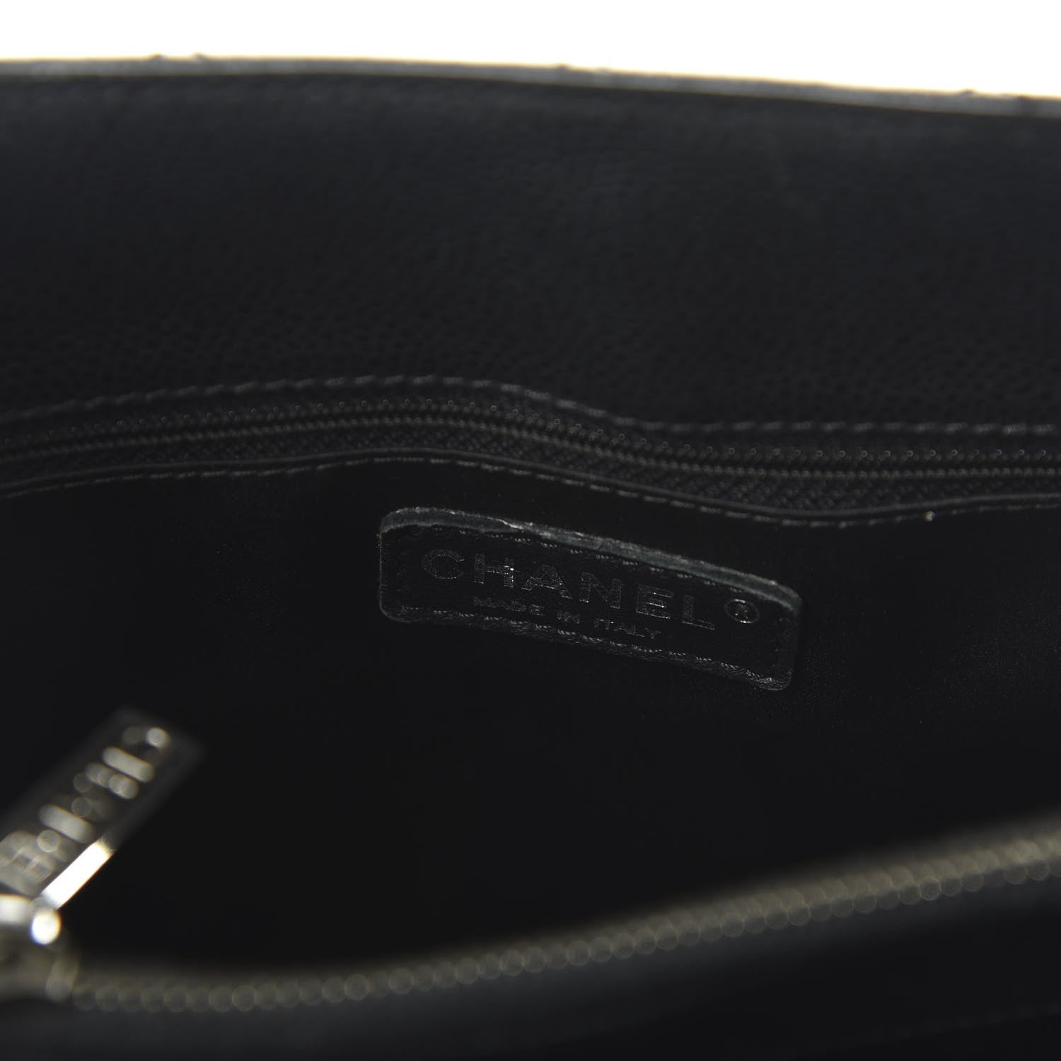 Chanel Caviar Quilted Grand Shopping Tote GST Black 8 of 10
