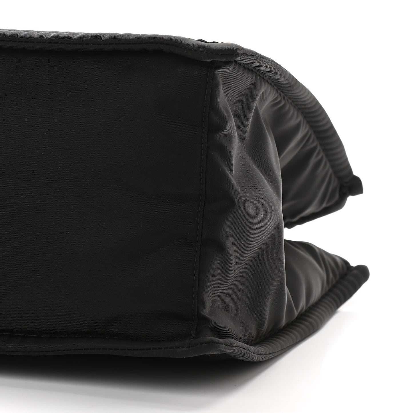 Tessuto Nylon Chain Tote Black
