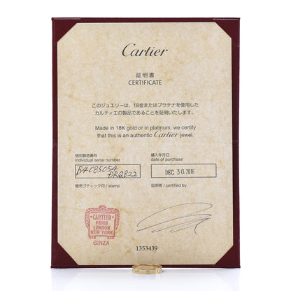 Cartier 18K Yellow Gold 3.5mm LOVE Wedding Band Ring 54 7 5 of 5