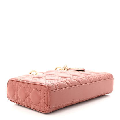 Christian Dior Lambskin Cannage Medium Lady D-Joy Ethereal Pink 4 of 9