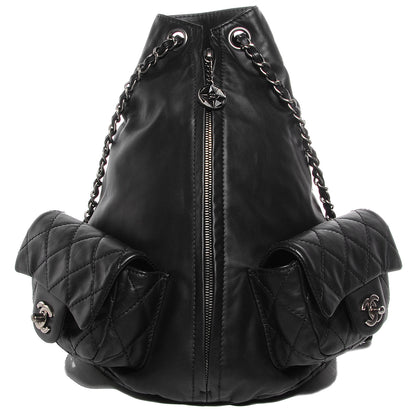 Chanel Calfskin Large Backpack Is Back Black 1 of 10