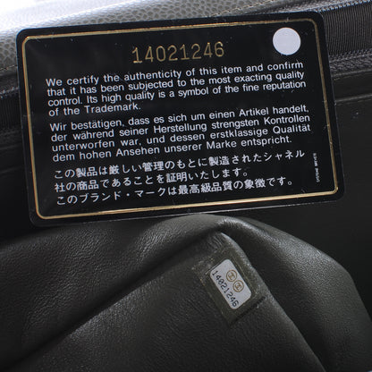Chanel Caviar Maxi Single Flap Grey 9 of 9