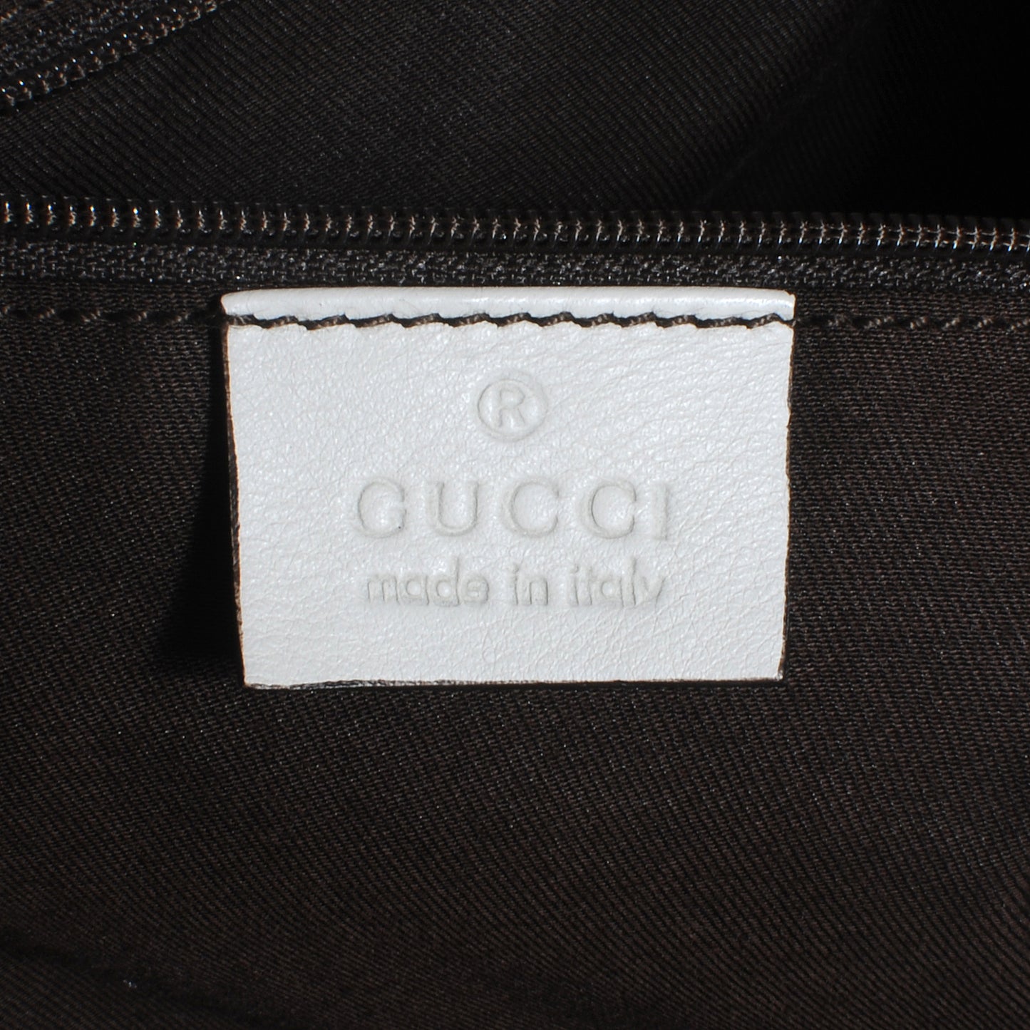Monogram D Gold Large Hobo White