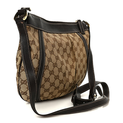 Gucci Monogram Small D Gold Ring Messenger Dark Brown 3 of 11
