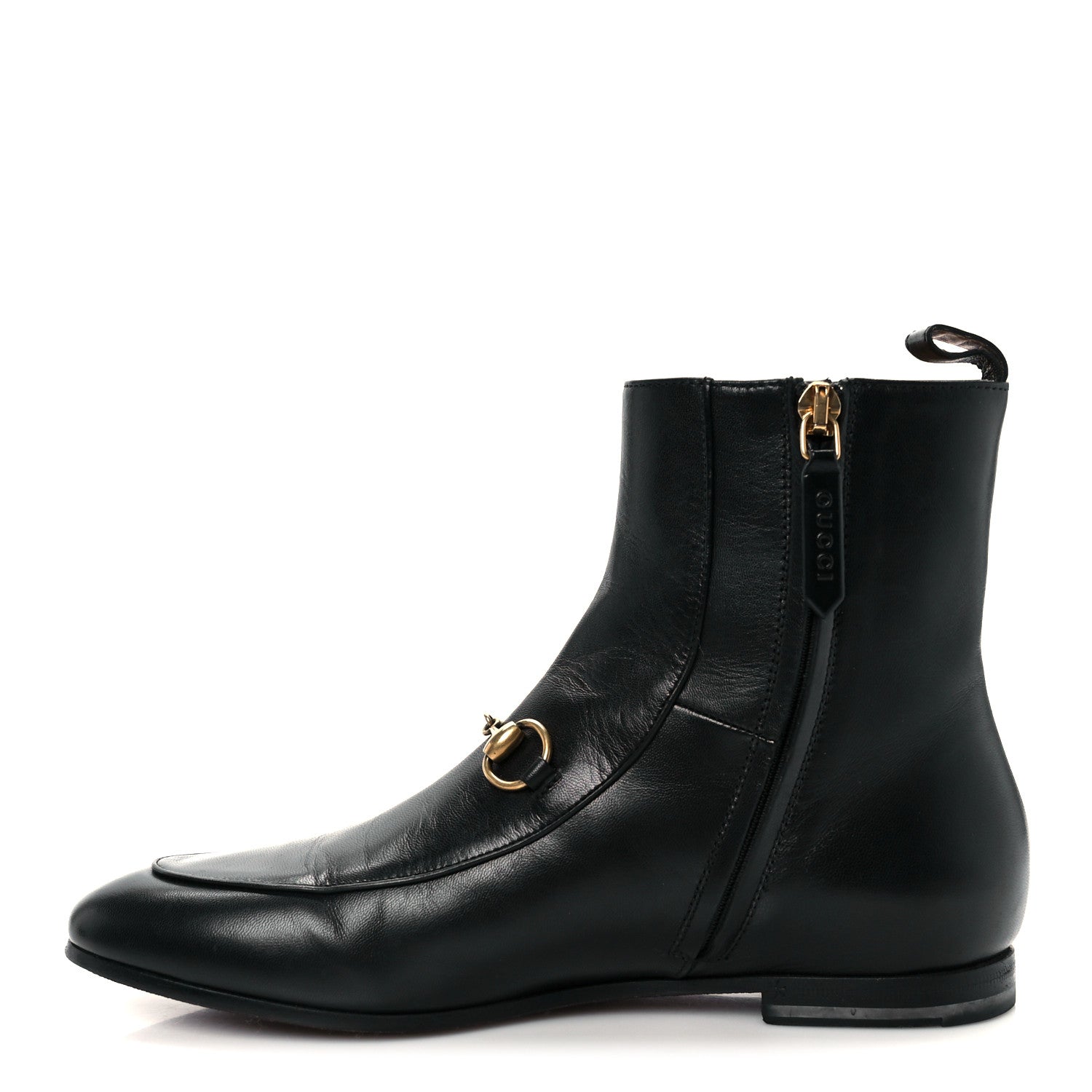 Gucci Malaga Kid Womens Jordaan Ankle Boots 36 Black 1 of 10