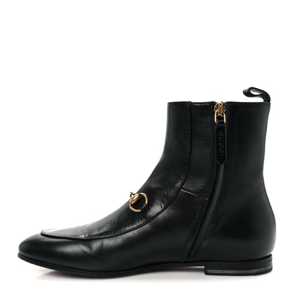 Gucci Malaga Kid Womens Jordaan Ankle Boots 36 Black 1 of 10