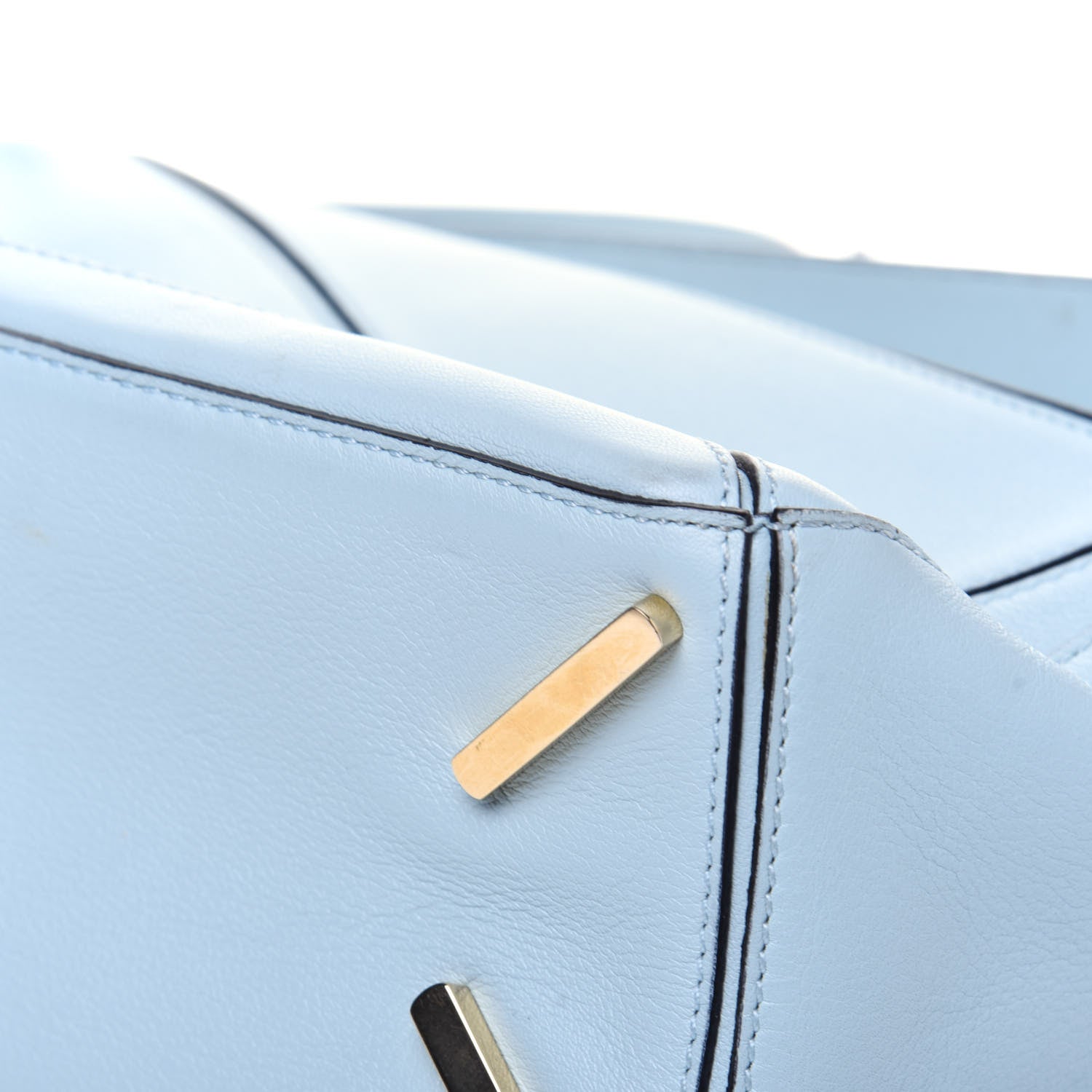 Loewe Calfskin Small Puzzle Bag Aqua 12 of 25