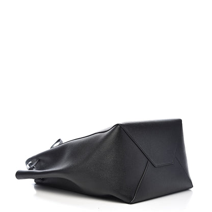 Celine Soft Grained Calfskin Medium Belt Cabas Phantom Black 4 of 10